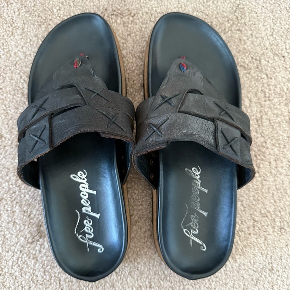 Free People Leather Sandals - Picture 5 of 9